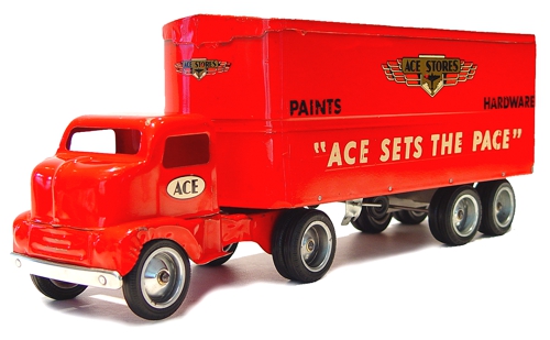 1953 Ace Hardware Private Label Semi Truck and Trailer