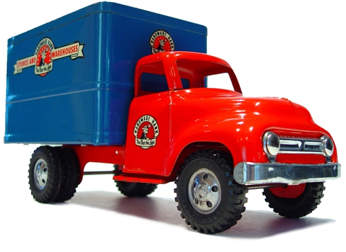 1954 Tonka Hardware Hank Stores and Warehouses Private Label Box Truck