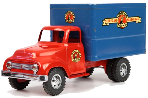 Rare Tonka Toys 1954 Private Label Hardware Hank Box Van