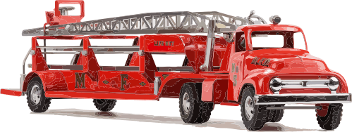 Tonka Toys Fire Truck Graphic