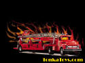 Tonka Toys Wallpaper 1954 Tonka Fire Truck with Flames