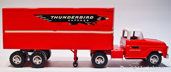 1959 Tonka Thunderbird Express Semi and Trailer 3