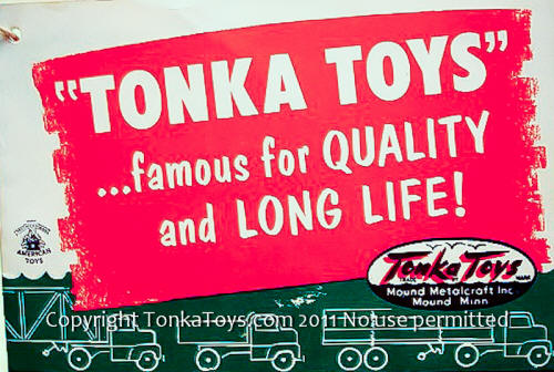 Tonka Toys Look Book lookbook Catalog Cover 1953