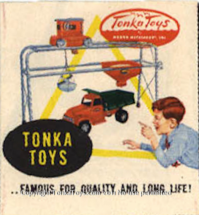 Tonka Toys Look Book lookbook Catalog Cover 1955