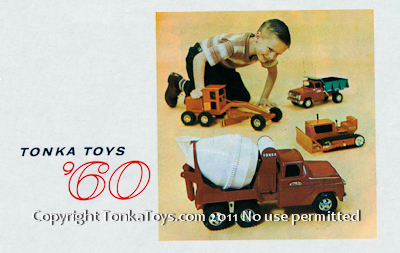 Tonka Toys Look Book lookbook Catalog Cover 1960